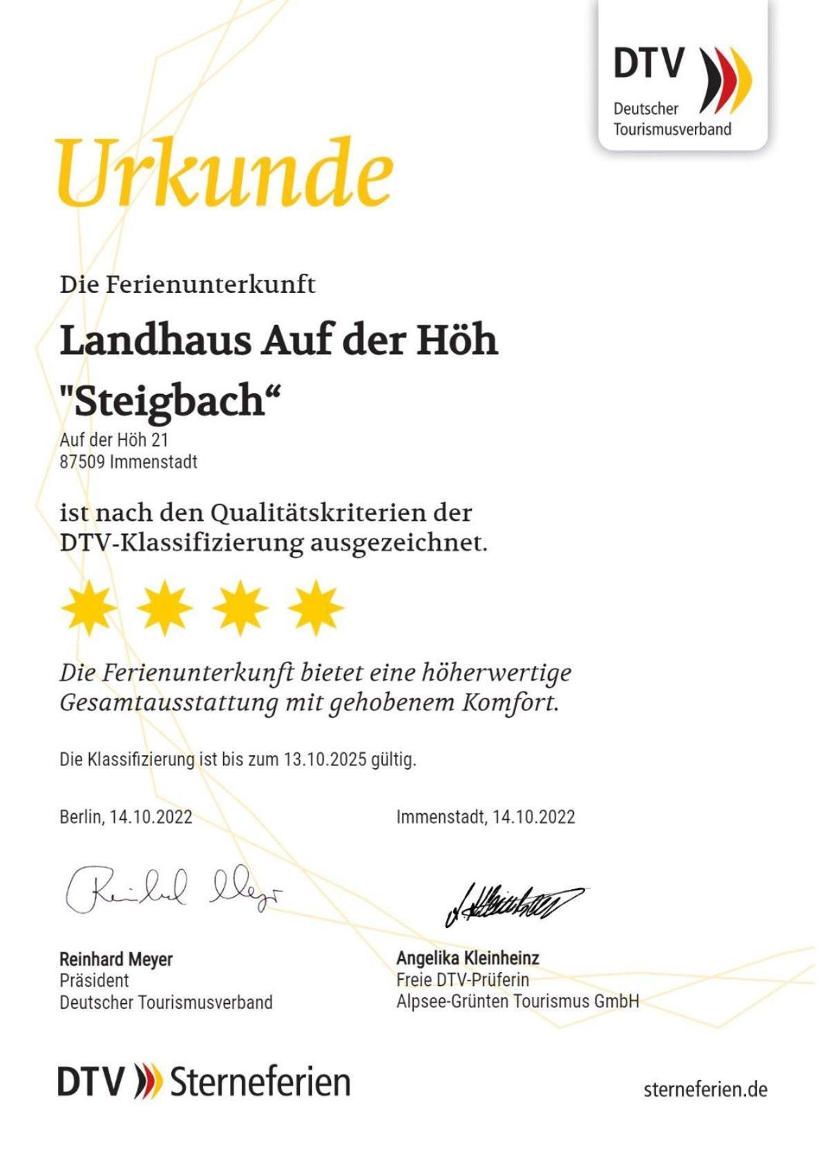 Landhaus Auf Der Hoeh Immenstadt im Allgäu Kültér fotó